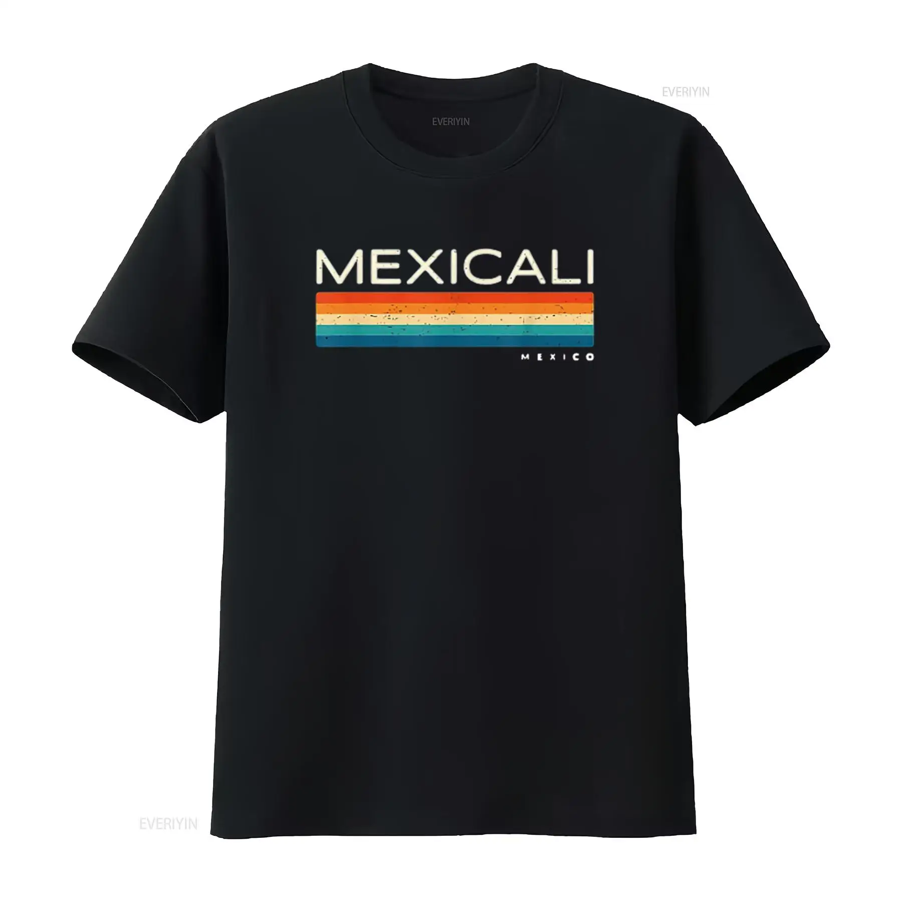 Mens Fashion Mexicali - المكسيك المكسيك ريترو تصميم المرأة تي
