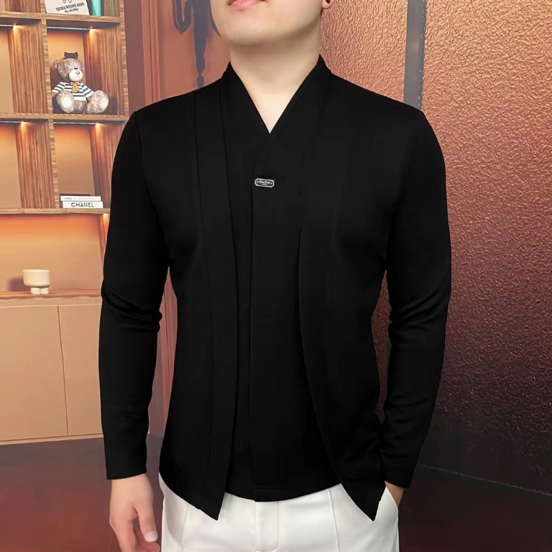 Mens Fashion Top - الخريف والشتاء الرجال الجديدة الخفيفة الفاخرة