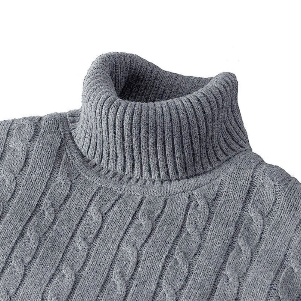 Turtleneck Sweater Men - 2026 سترة رجالية جديدة برقبة عالية