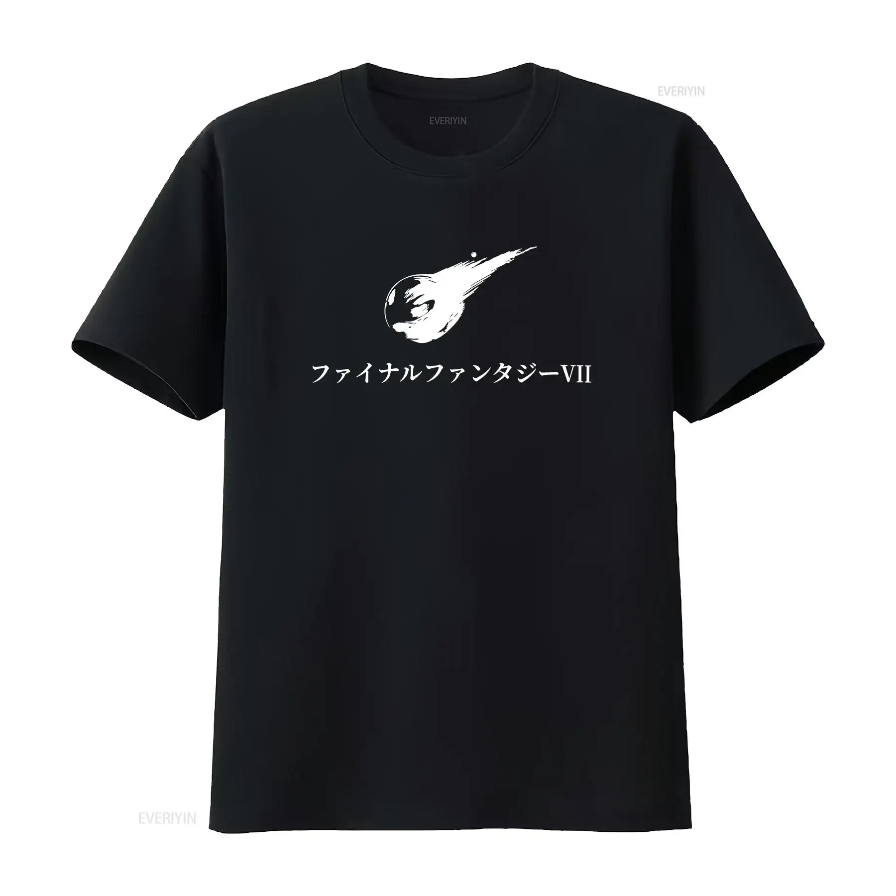 Men'S Fashion Everyday - FF7 JP عنوان تي شيرت متعدد
