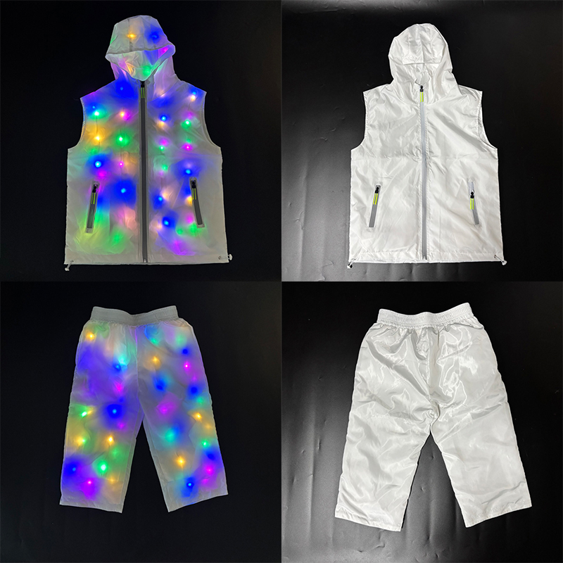 Men'S Fashion Light Jacket - متوهجة سترة سترة ازياء الهيب هوب