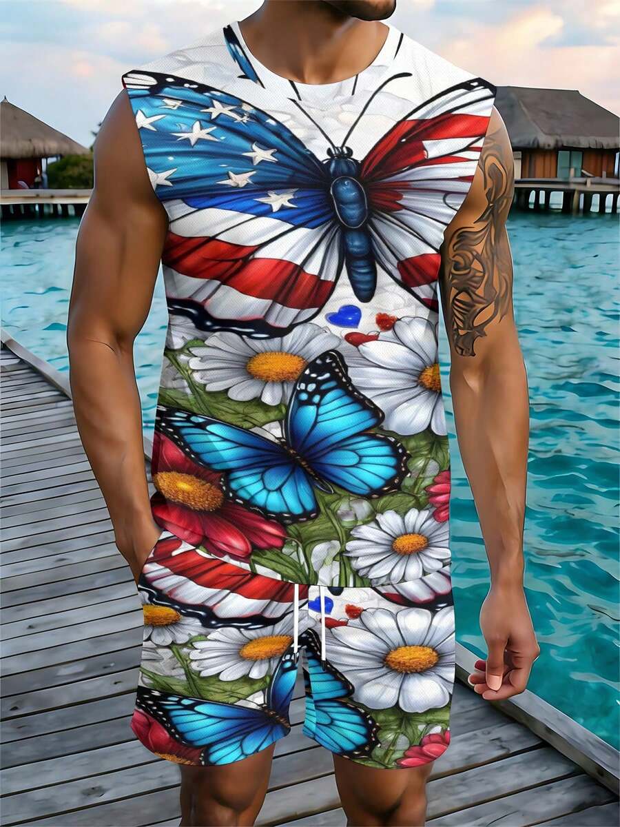 Mens Fashion Top - طقم صيفي رجالي جديد 2026 بتصميم