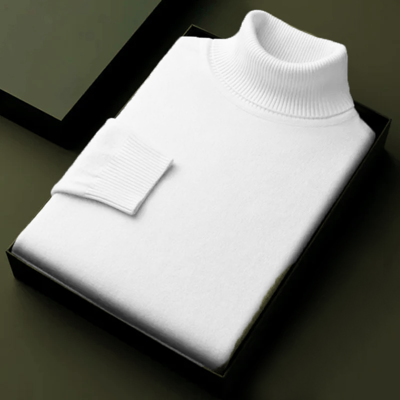 الخريف الرجال عالية الجودة محب - مراجعة Turtleneck Sweater Men وسعره