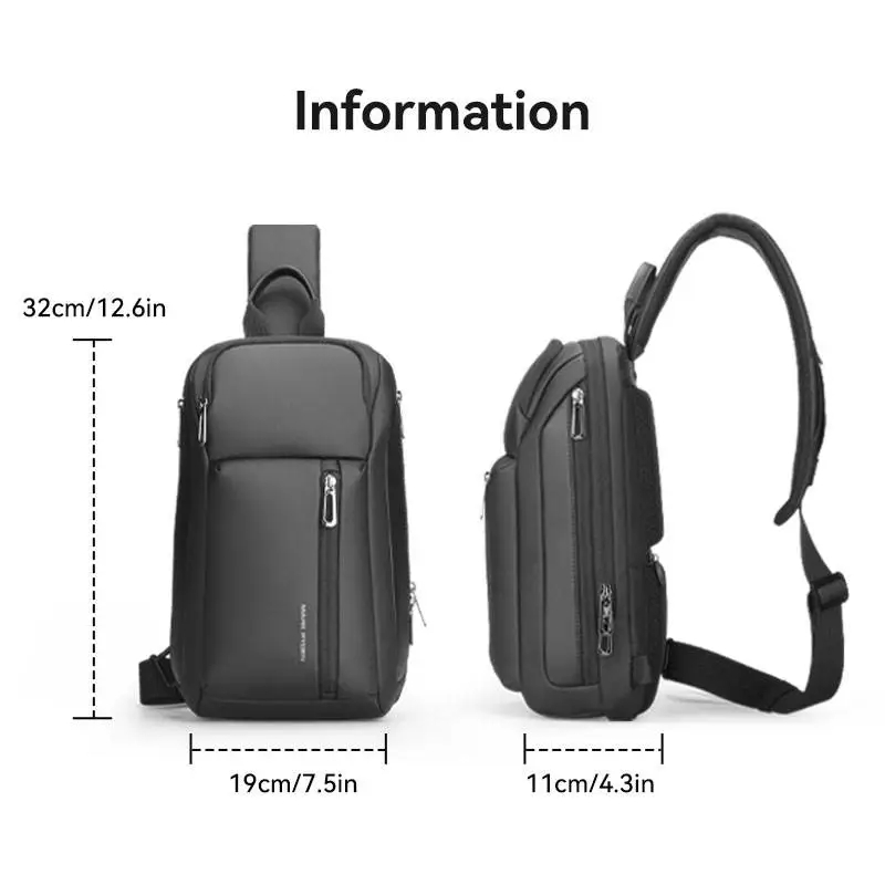 حقيبة صدر متعددة الوظائف من ما - مراجعة Men'S Fashion Bag وسعره