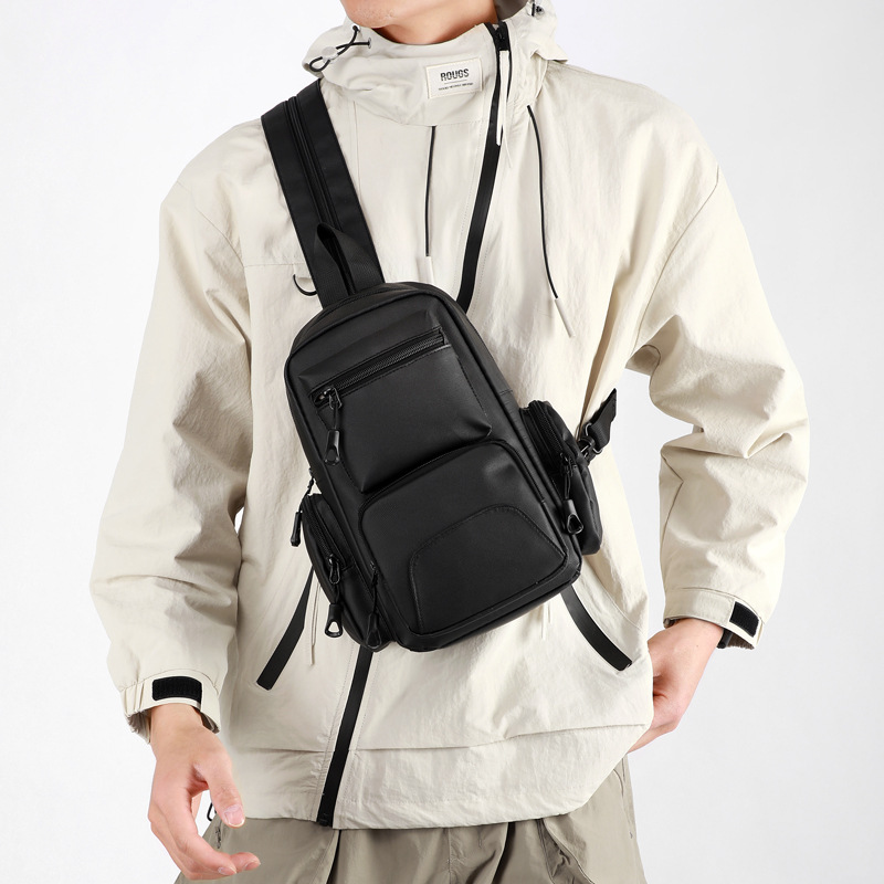 حقيبة صدر رجالية جديدة عصرية م - مراجعة Men'S Fashion Bag وسعره