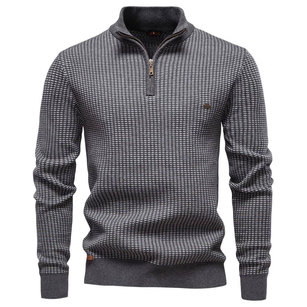 الموضة الأوروبية الجديدة الخري - مراجعة Turtleneck Sweater Men وسعره