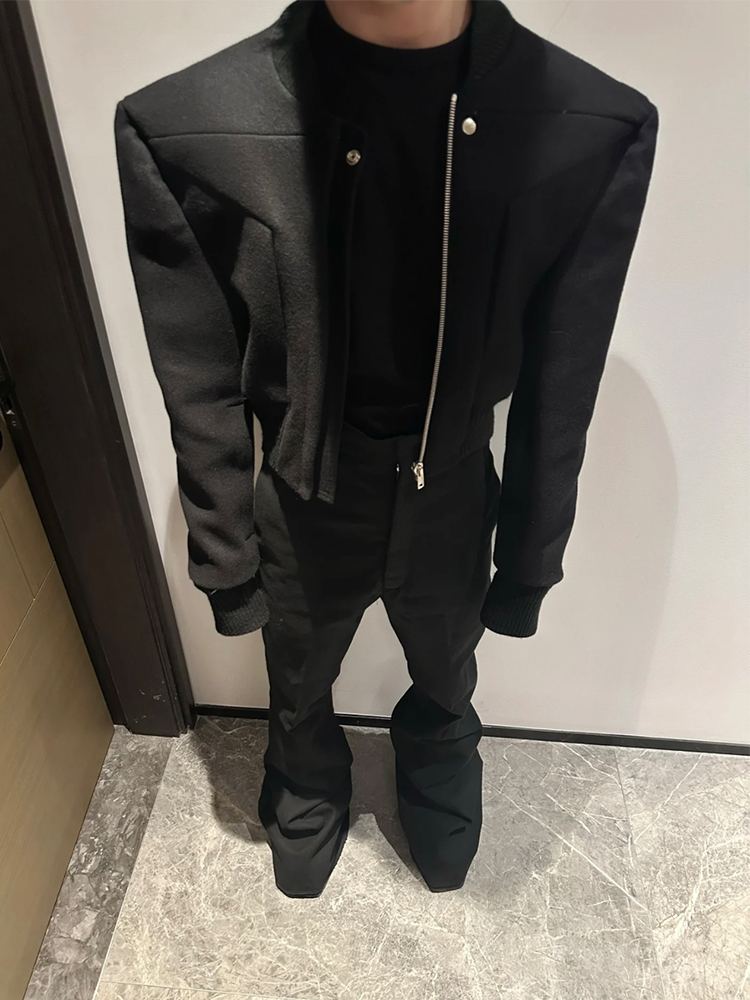سترة شتوية عالية الشارع داكنة  - مراجعة Men'S Fashion Light Jacket وسعره