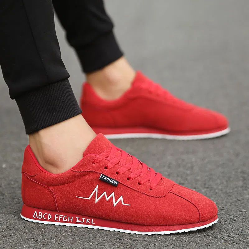 أحذية رياضية رجالية حمراء منخف - مراجعة Mens Fashion Trainers 2025 وسعره