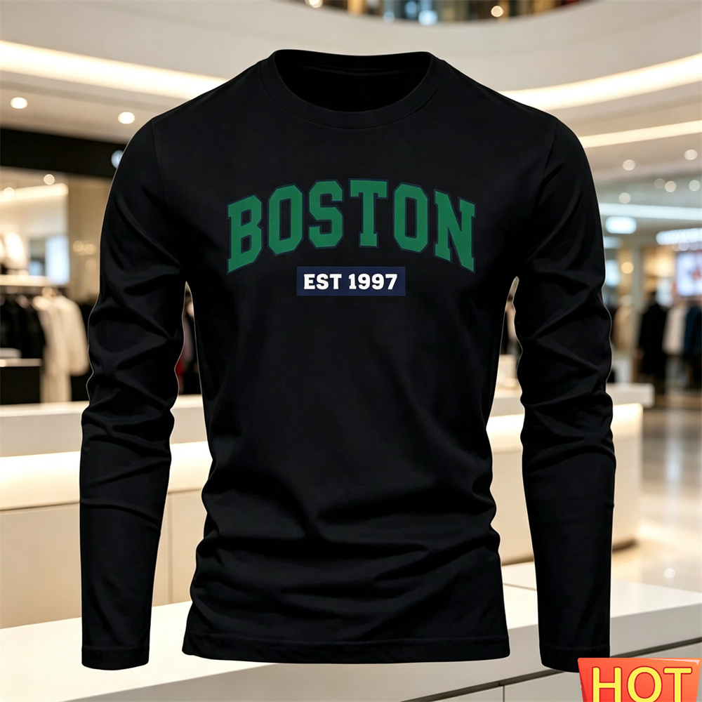 تي شيرت رجالي بأكمام طويلة للخ - مراجعة Mens Fashion Top وسعره