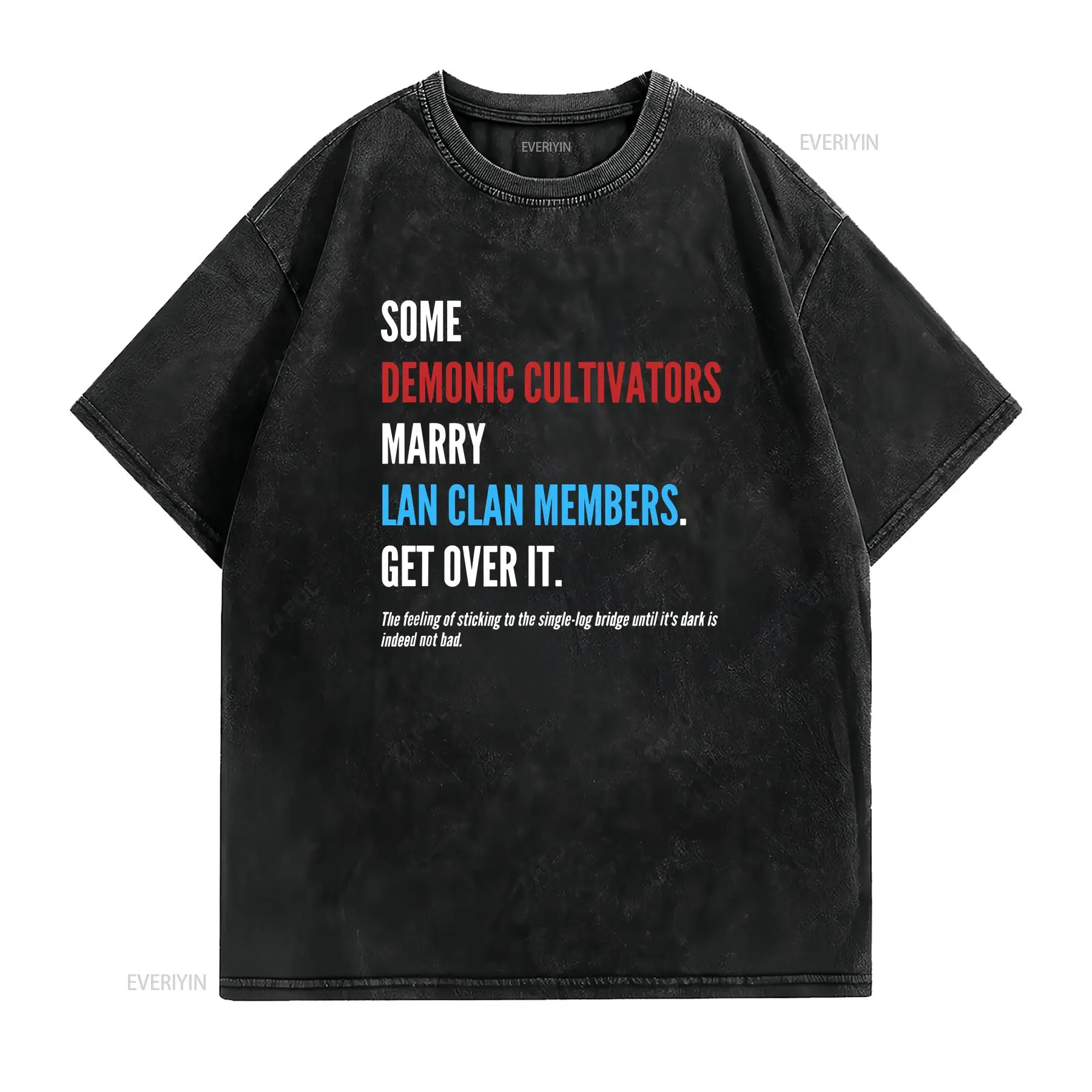 تي شيرت WangXian Quote MoDaoZu - مراجعة Men'S Fashion Quotes وسعره