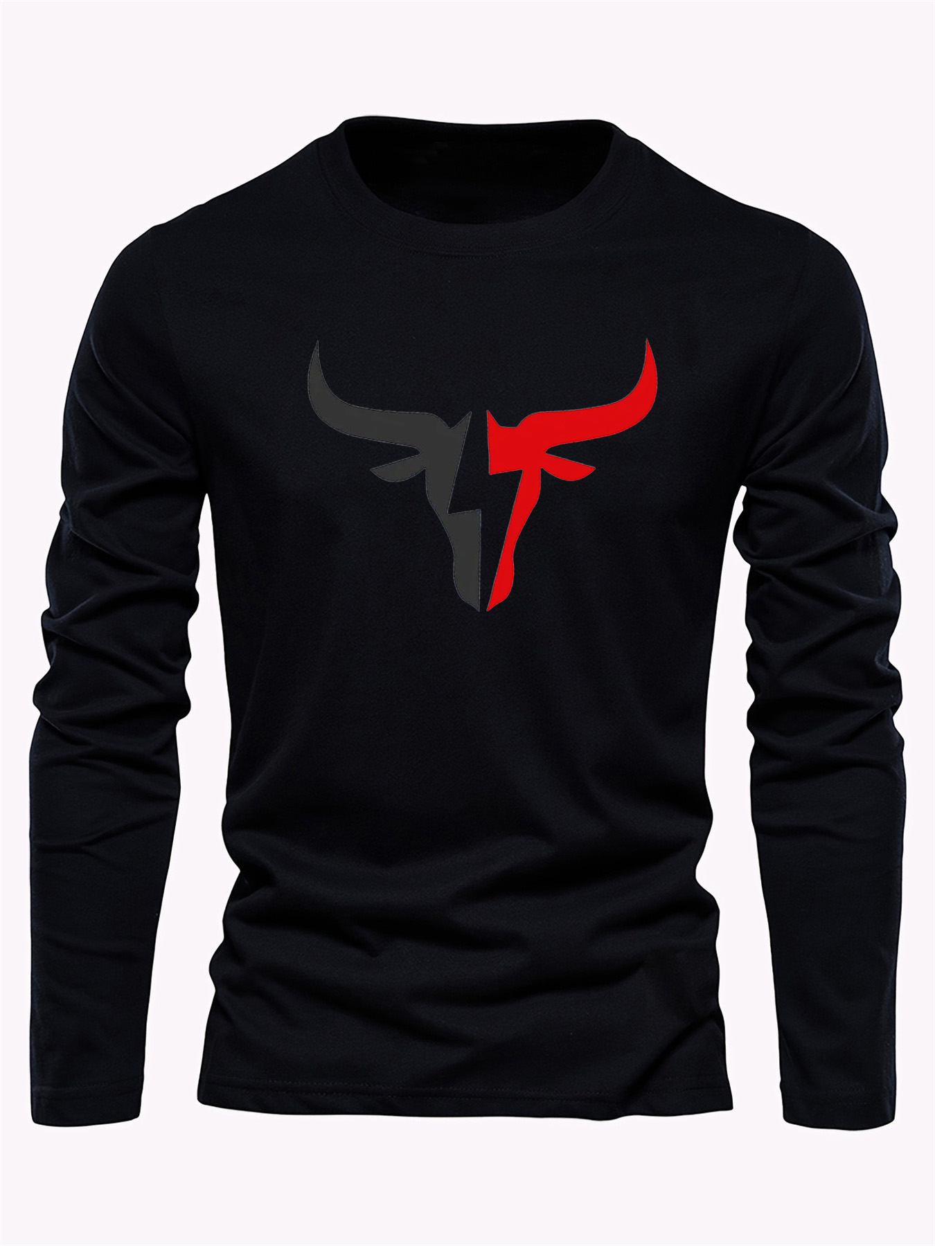 تي شيرت رجالي بأكمام طويلة بلو - مراجعة Mens Fashion Top وسعره
