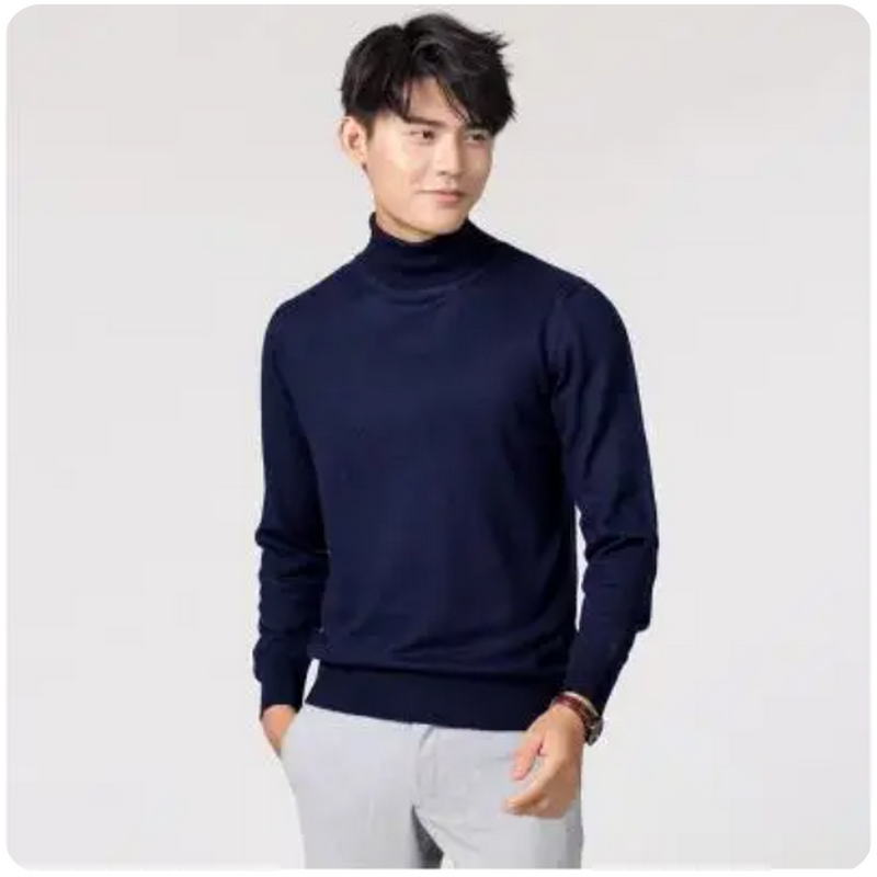 سترة رجالية من الكشمير ذات ياق - مراجعة Turtleneck Sweater Men وسعره