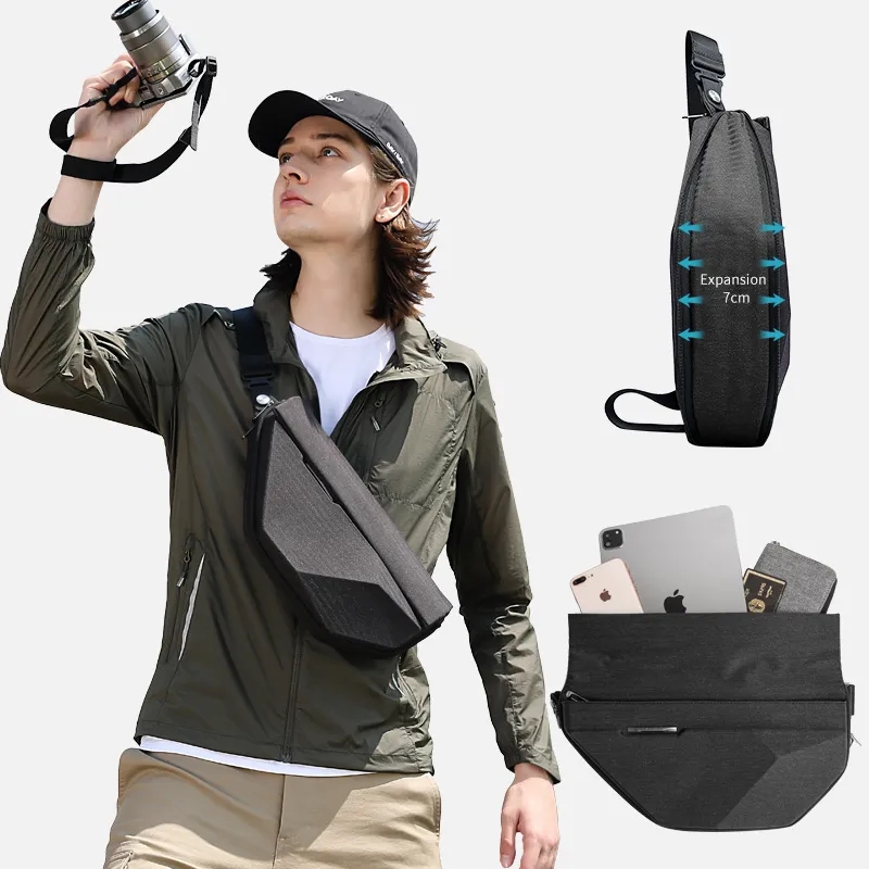 حقيبة كروس بودي مانعة للسرقة ل - مراجعة Men'S Fashion Bag وسعره