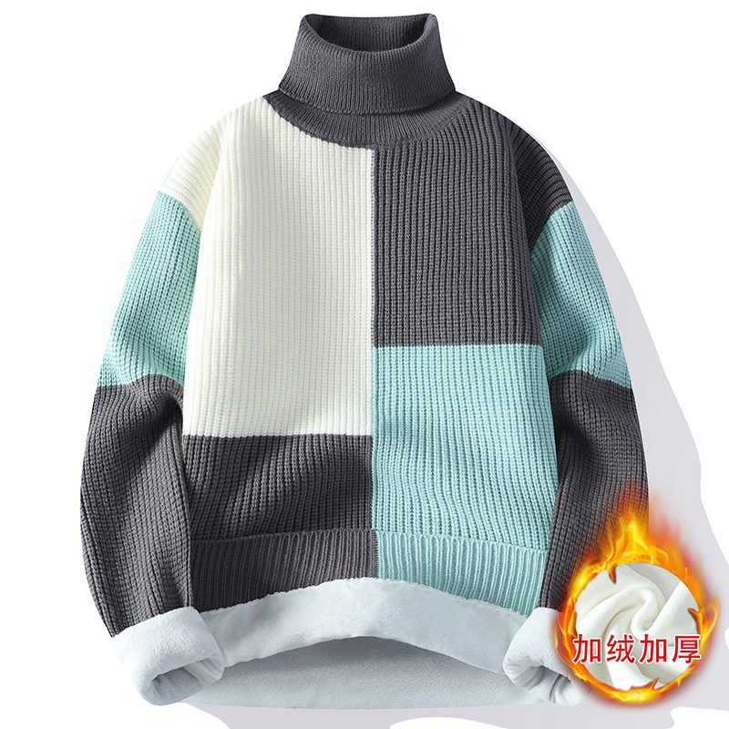 جديد الشتاء الرجال الصوف الداف - مراجعة Turtleneck Sweater Men وسعره