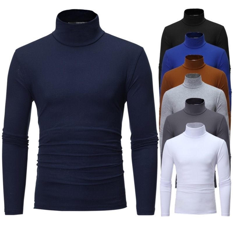 الخريف الرجال عالية الجودة محب - مراجعة Turtleneck Sweater Men وسعره