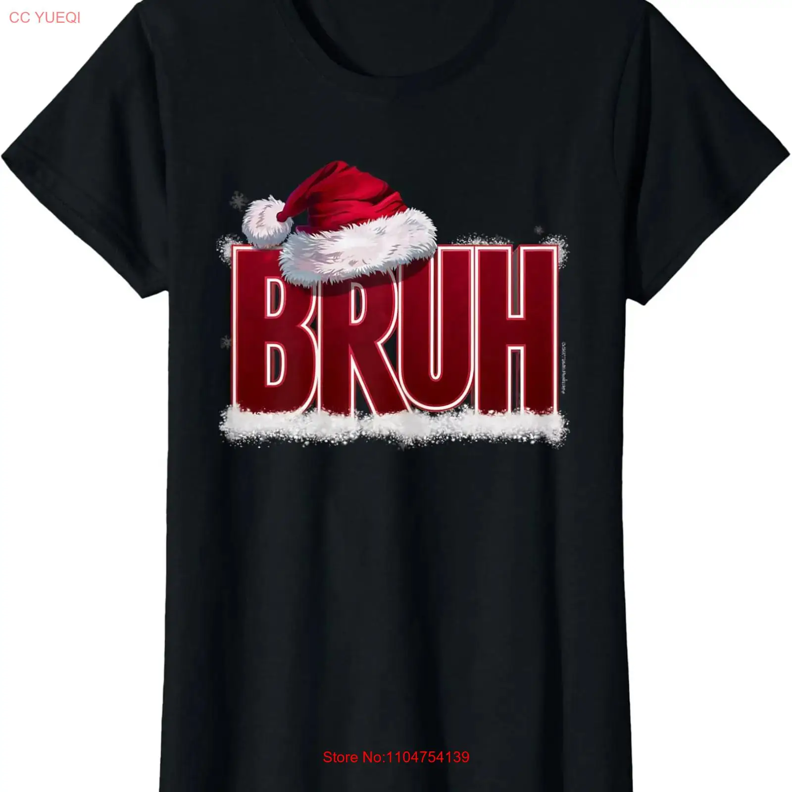 تي شيرت نسائي برقبة دائرية بطب - مراجعة Mens Xmas Fashion وسعره