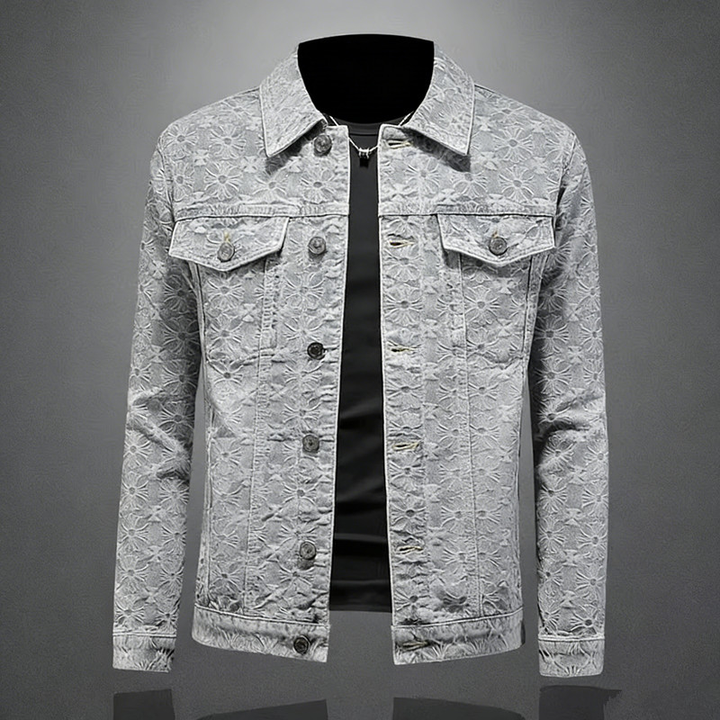 جاكيت دينيم أمريكي الطراز بألو - مراجعة Men'S Fashion Light Jacket وسعره