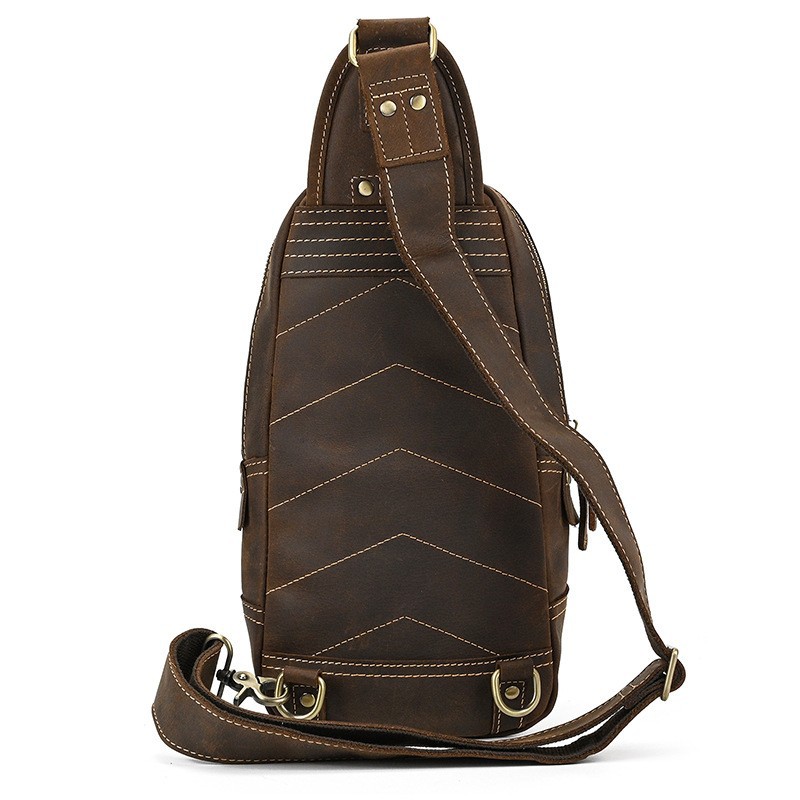 حقيبة صدر للرجال من الجلد الطب - مراجعة Men'S Fashion Bag وسعره