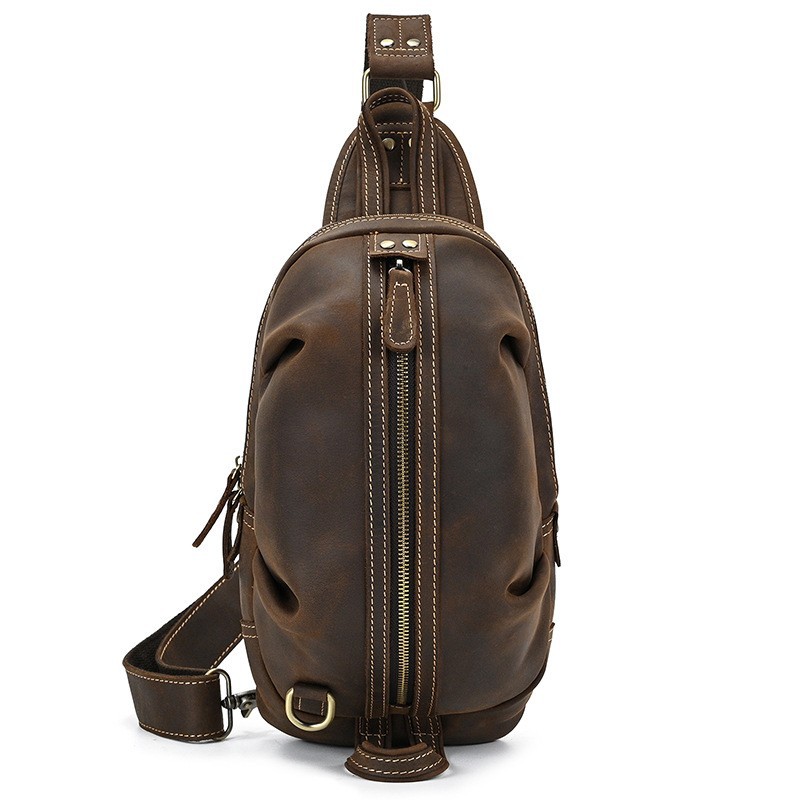 حقيبة صدر للرجال من الجلد الطب - مراجعة Men'S Fashion Bag وسعره