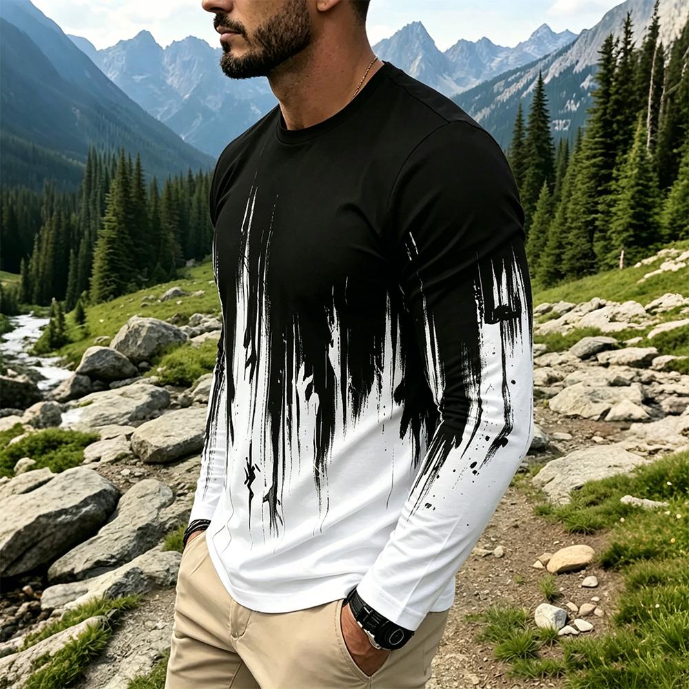قميص رجالي بأكمام طويلة بتصميم - مراجعة Mens Fashion Top وسعره