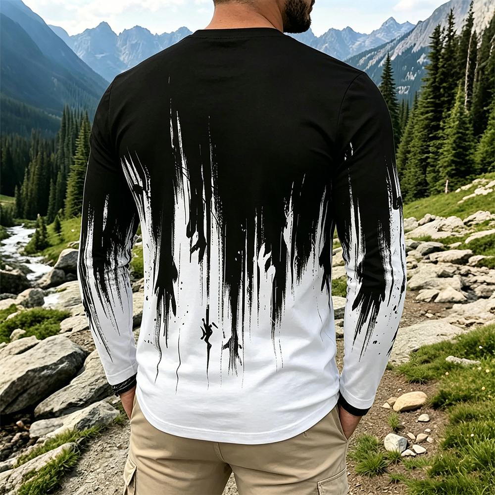 قميص رجالي بأكمام طويلة بتصميم - مراجعة Mens Fashion Top وسعره