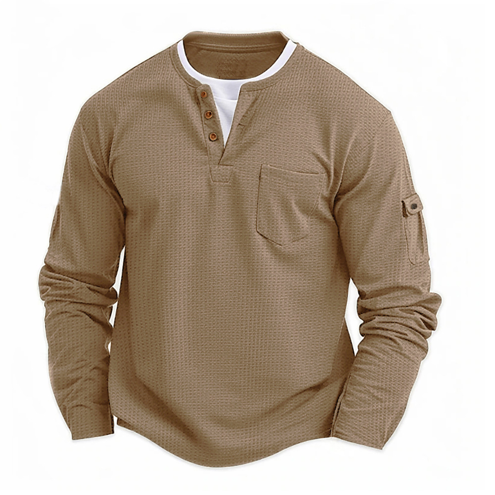قميص رجالي جديد للربيع والخريف - مراجعة Mens Fashion Top وسعره