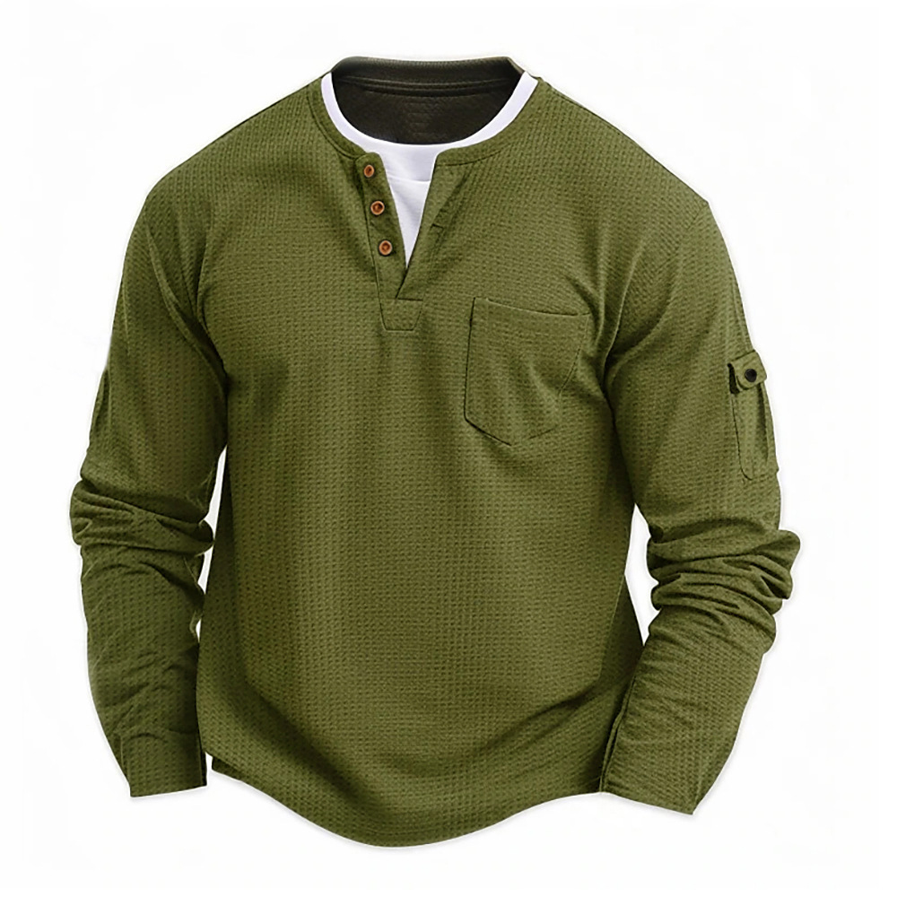 قميص رجالي جديد للربيع والخريف - مراجعة Mens Fashion Top وسعره